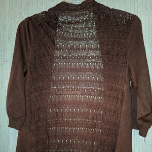 Women's size 1x cardigan brown